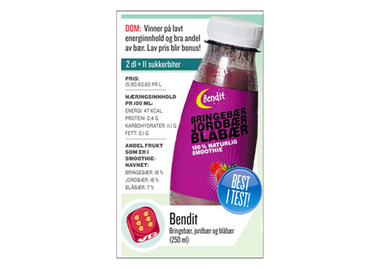 Bendit — BEST SMOOTHIE (NORWAY)