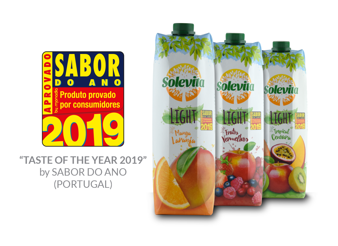 Solevita — FLAVOUR OF THE YEAR 2019 (PORTUGAL)