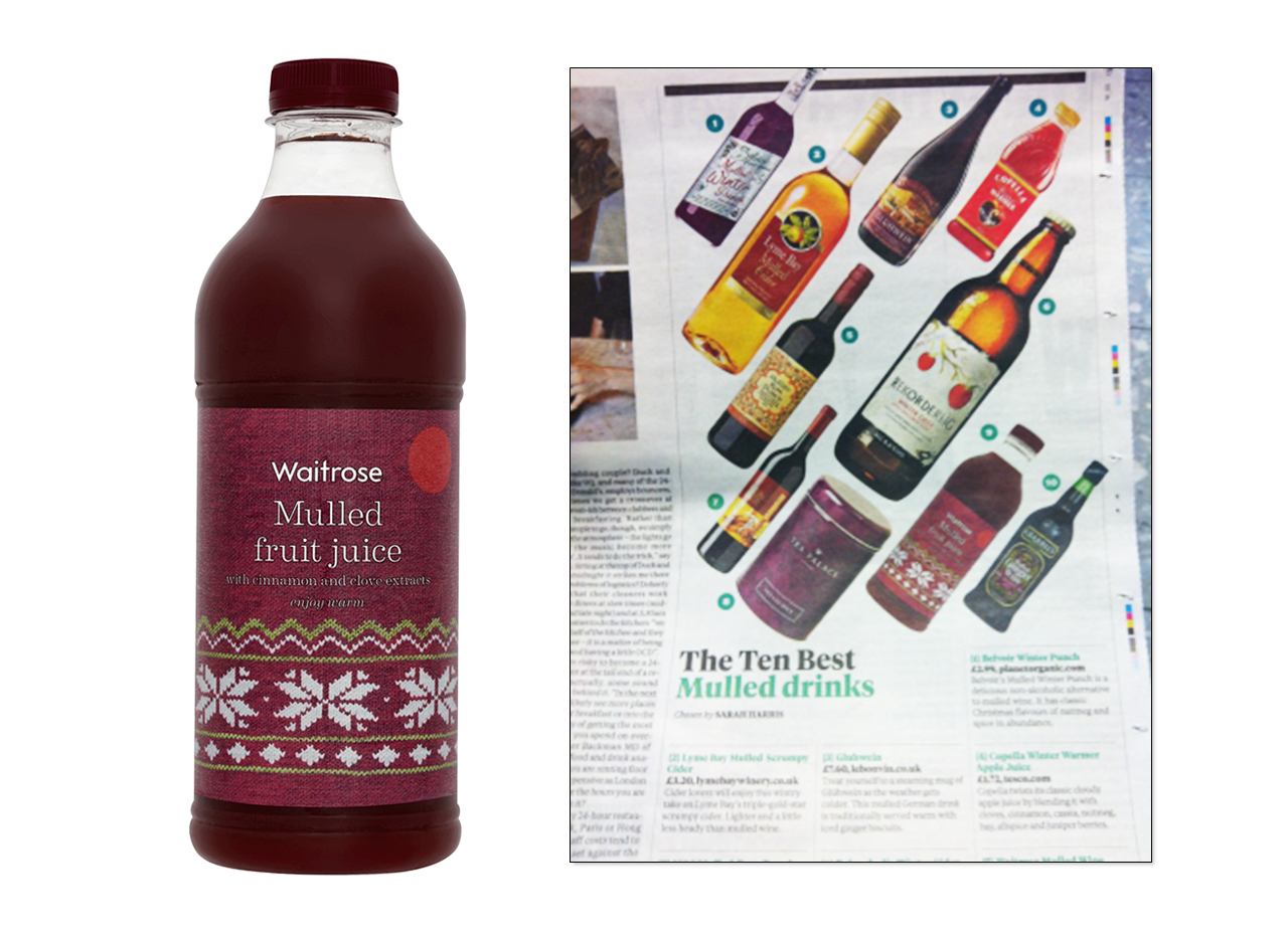 Waitrose — BEST CHRISTMAS DRINK DAILY MAIL (U.K.)